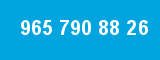 965 790 88 26 965 790 88 26